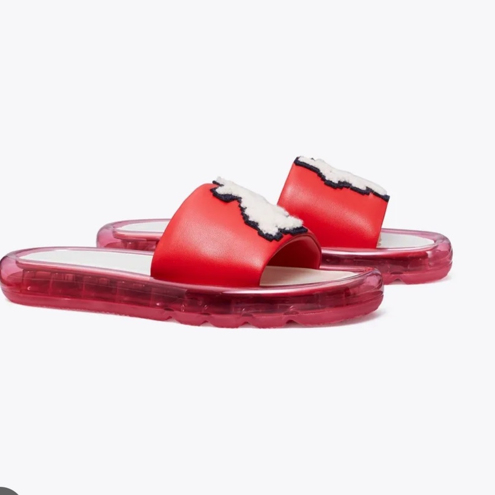 Tory Burch Rabbit Bubble Jelly Slides - image 3